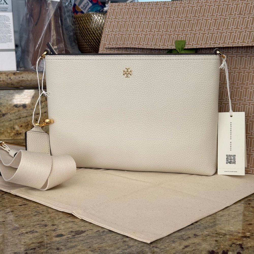 New Tory Burch Swingpack BLAKE  new ivory - Picture 12 of 14